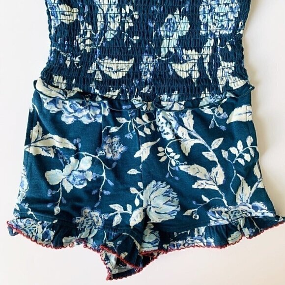 NWT Matilda Jane Girl Camille Blue Floral Print Girl Romper 4T 6 Years 10 Years - Picture 3 of 8
